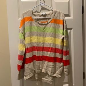Liz Claiborne XL striped Sweater Tan